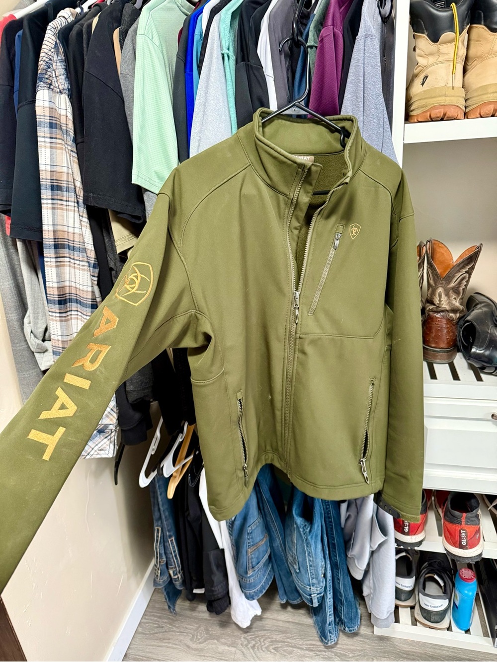 Ariat Olive Green Lightweight Softshell Jacket